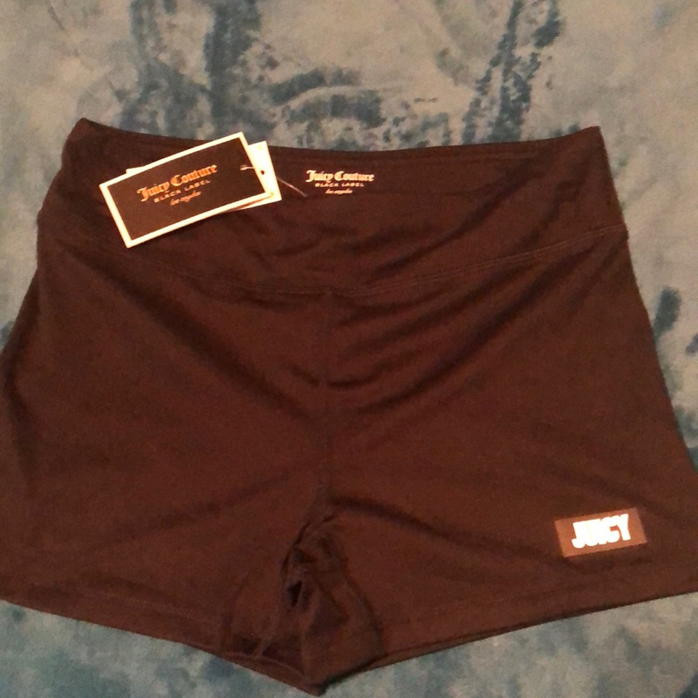 NWT Juicy Couture black label sports shorts size Small